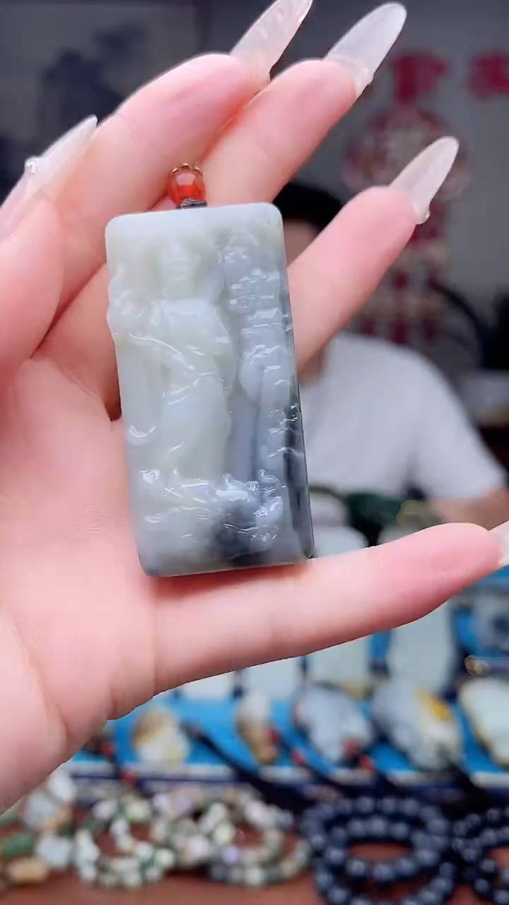 和田玉未镶嵌挂件1