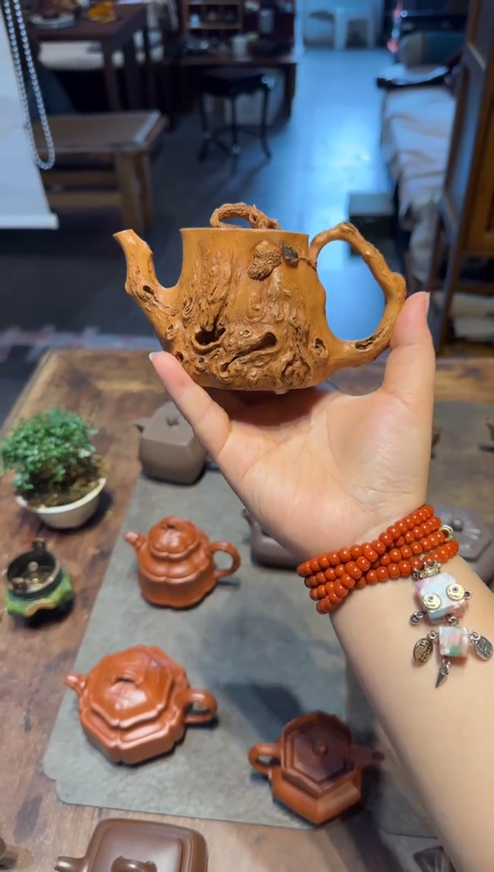 茶壶紫砂岁***车达摩 黄金段