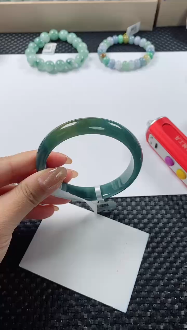 未镶嵌手镯翡翠基地发货H 9898  60+