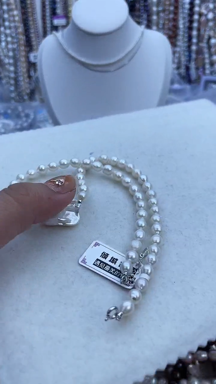 【闪购商品】淡水珍珠项链未镶嵌973