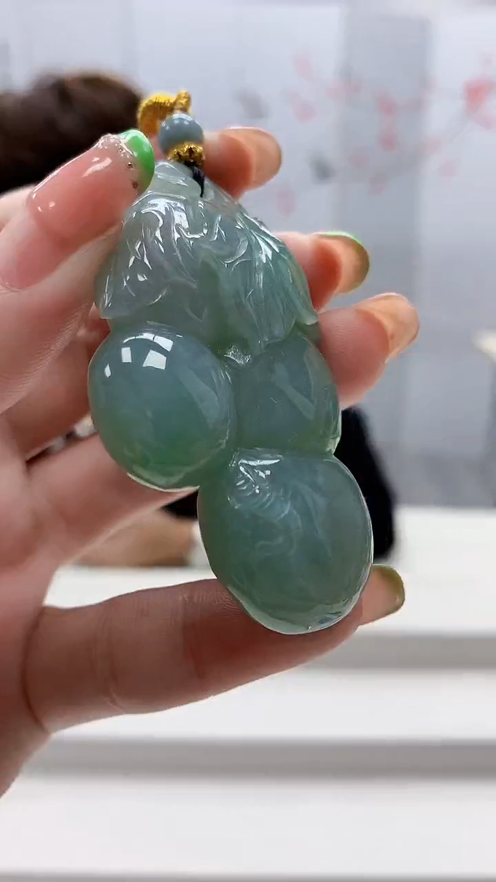 未镶嵌定制翡翠5159ry-毛货挂件163