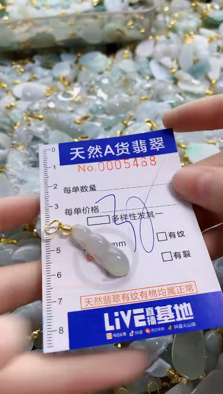 颈饰未镶嵌翡翠天然A货翡翠
