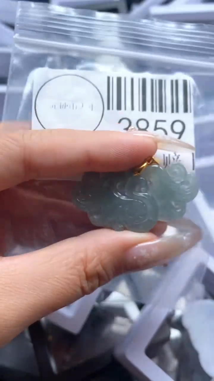 颈饰未镶嵌翡翠3859