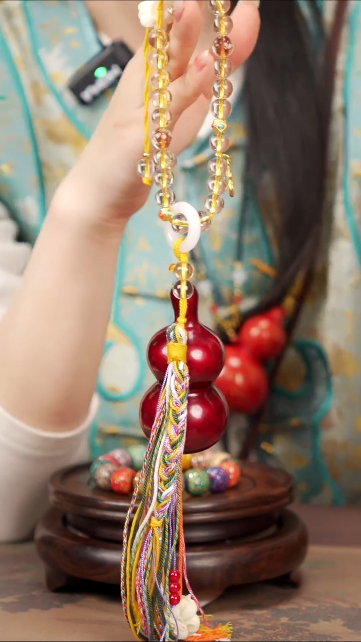 【闪购商品】143易林漂漆车挂手捻葫芦----168