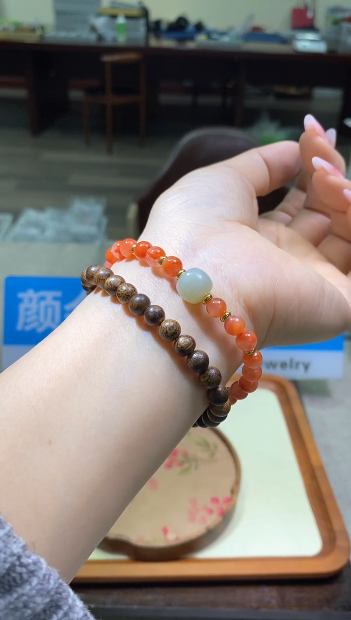 【闪购商品】南红玛瑙手链未镶嵌多样性发一件002