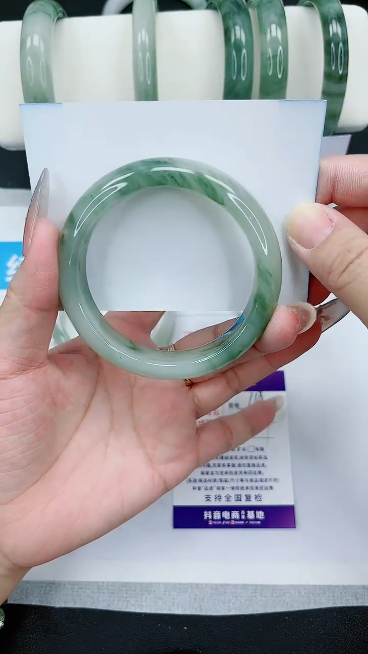 【闪购商品】石英质玉手镯未镶嵌118号/58-59圈