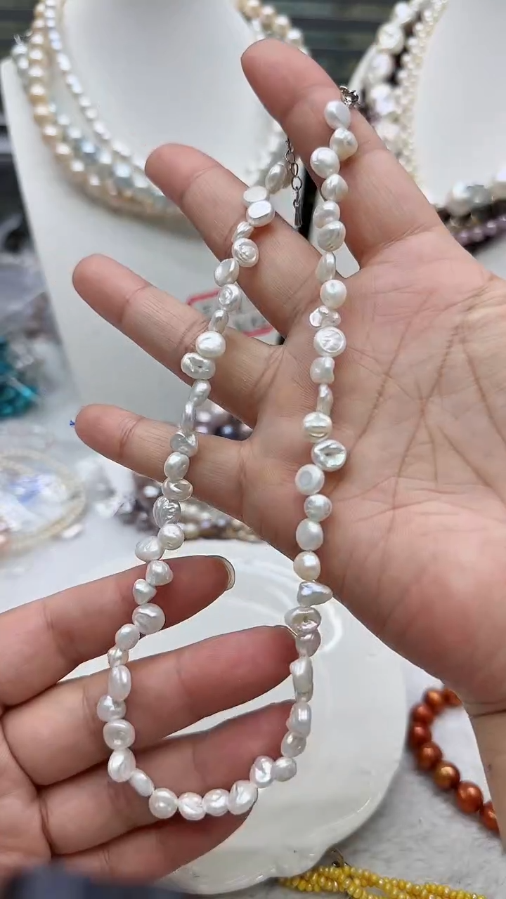 淡水珍珠未镶嵌套链44