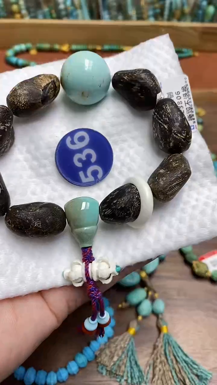 【闪购商品】绿松石手链银S925镶嵌536