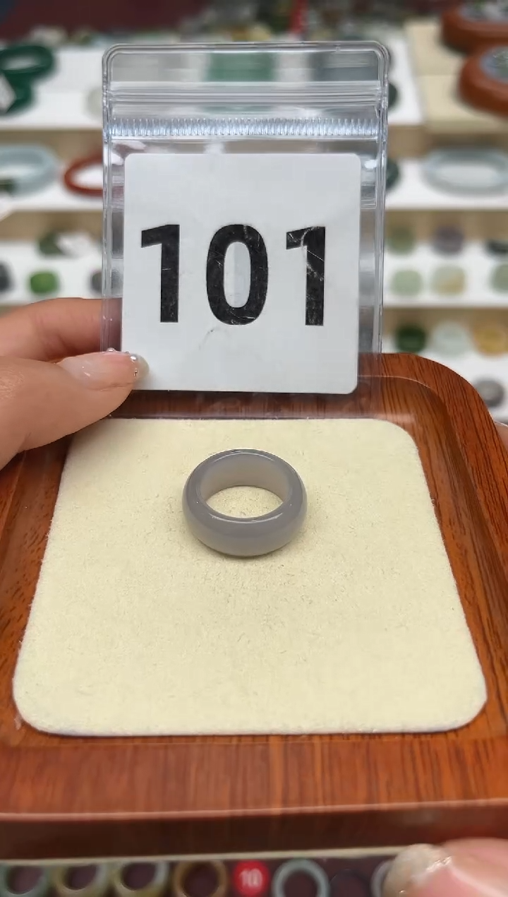 【闪购商品】和田玉戒指未镶嵌港码11号，内径16mm