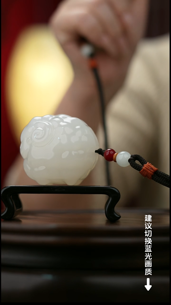 玉【洋洋得意】天然玉石手把件