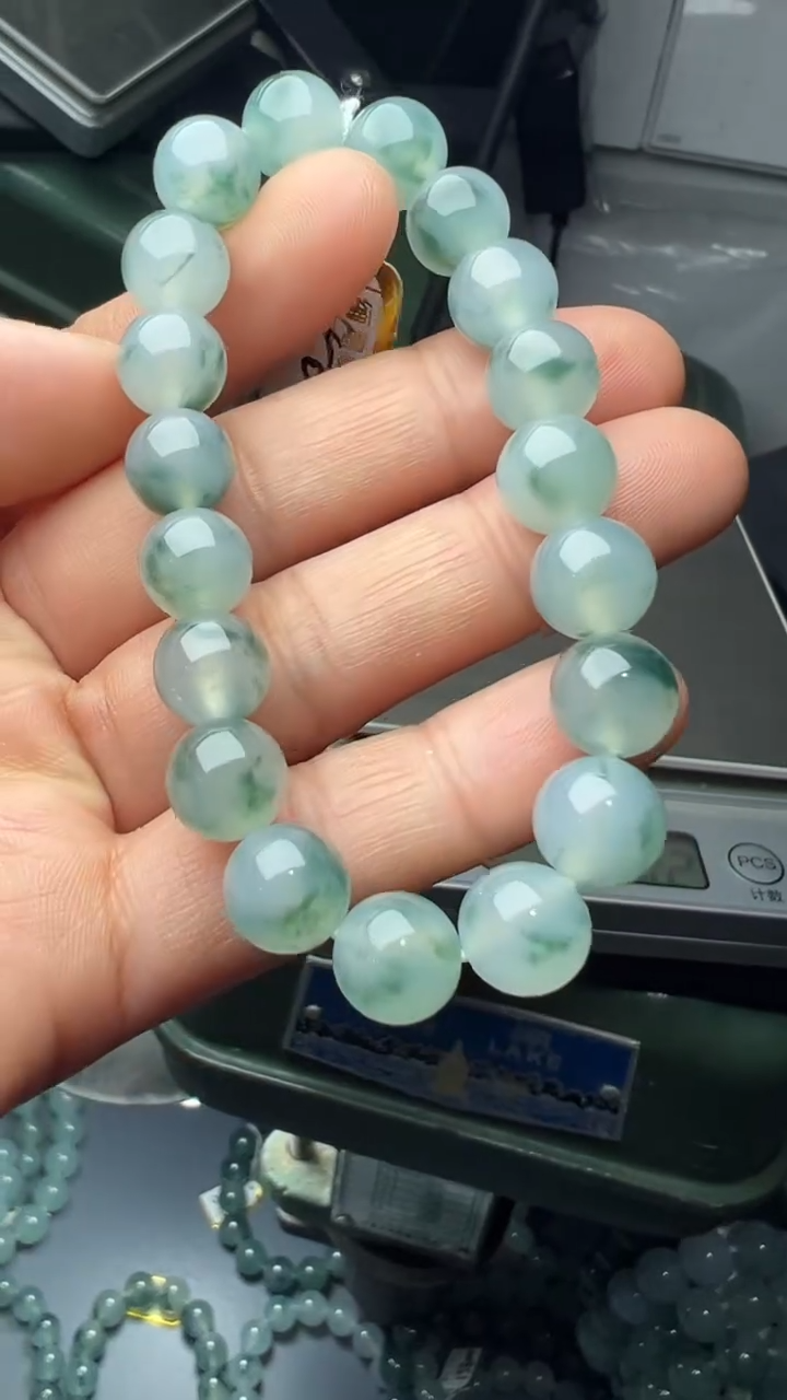 未镶嵌手串翡翠缅甸翡翠A货卡10左右
