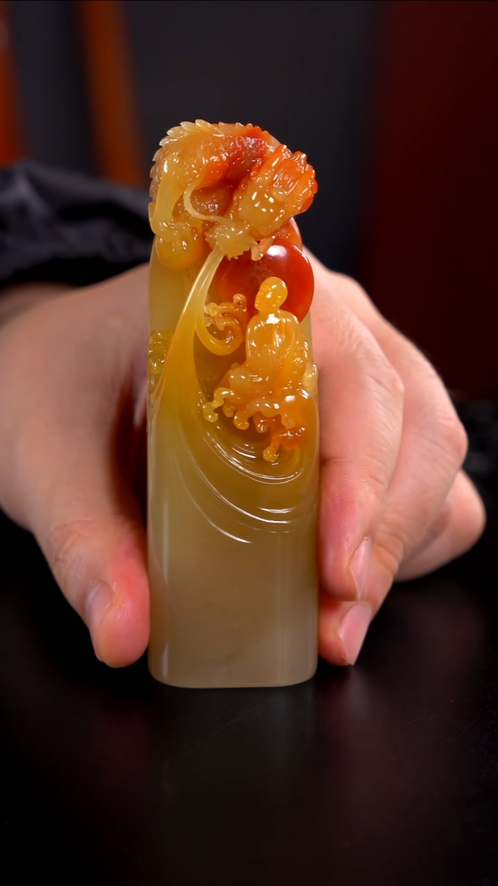 寿山石刘****n寿山石印章