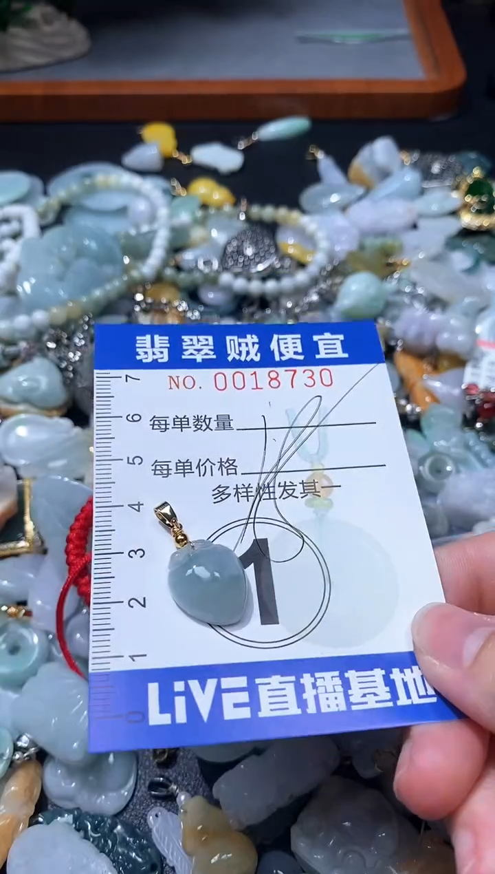 翡翠未镶嵌颈饰闪购0018730