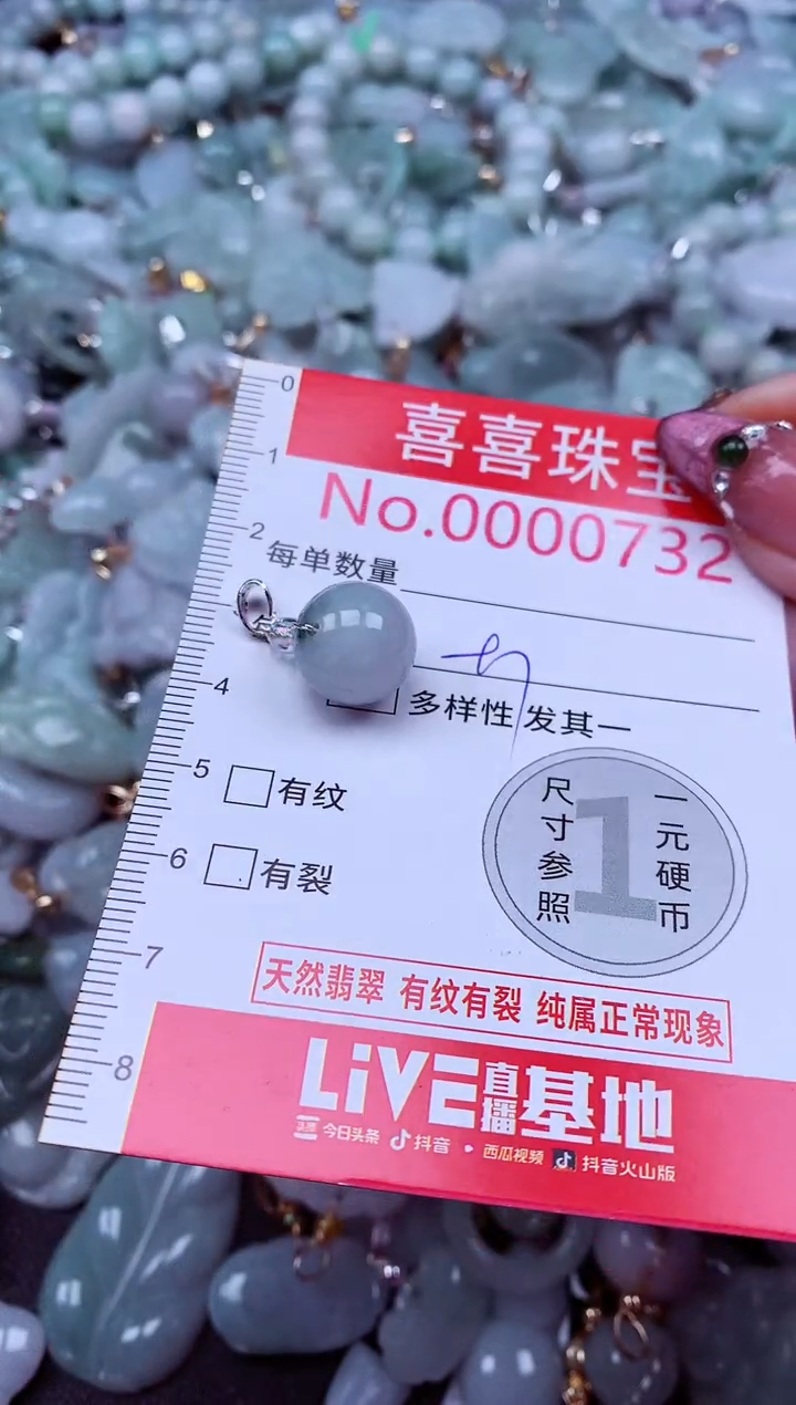 吊坠(不含链)未镶嵌翡翠732