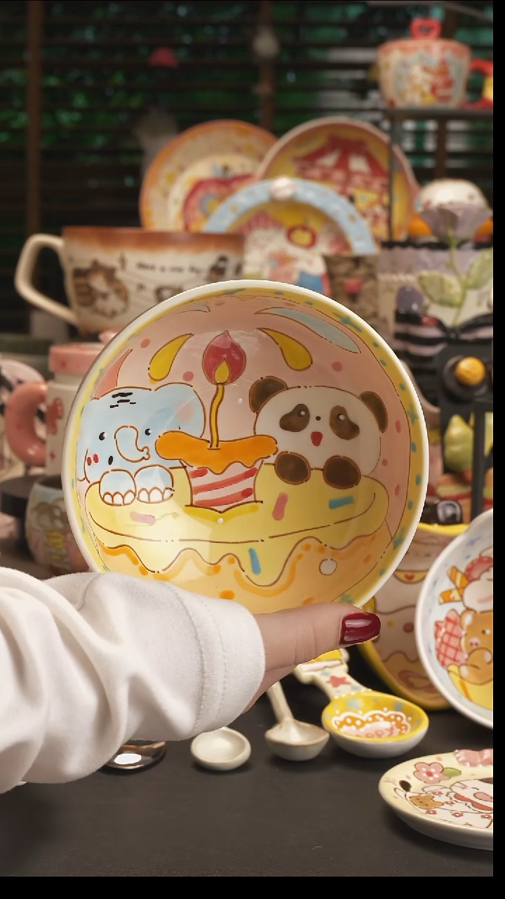 周****哇【原创设计】景德镇手绘陶瓷