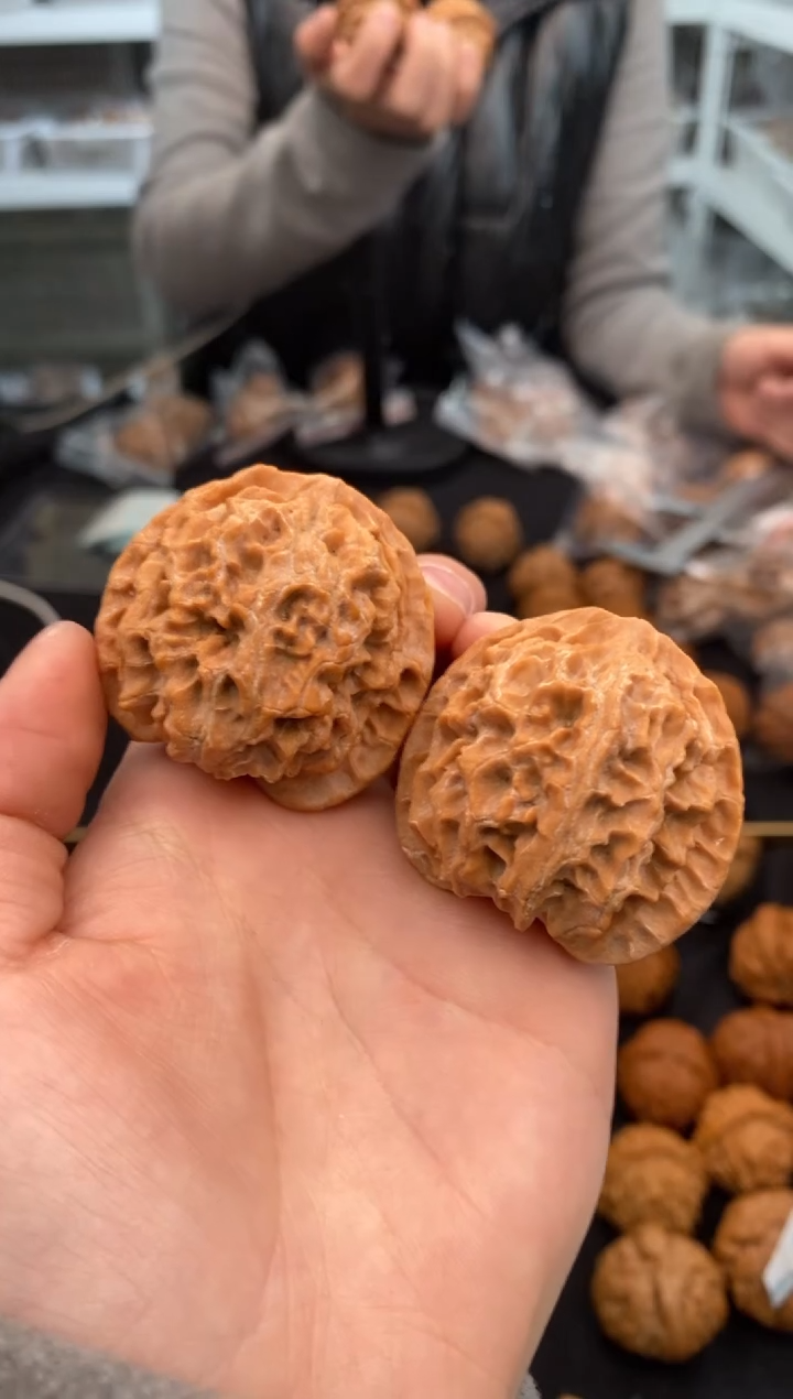 【闪购商品】文玩核桃把件苹果园41-u254