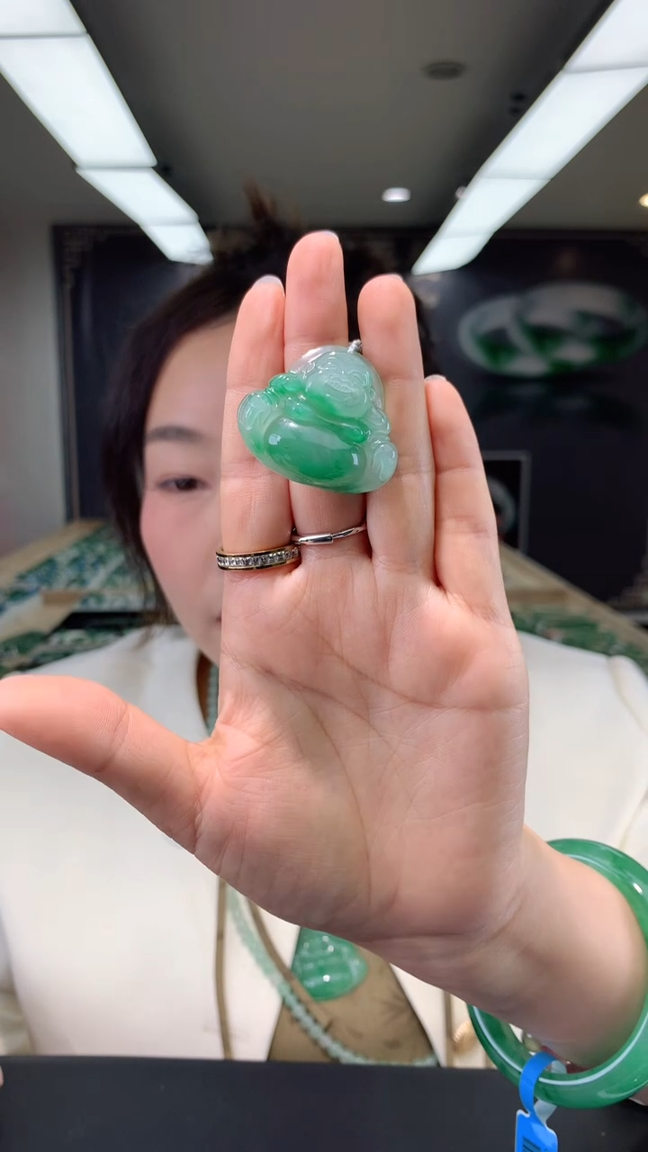 【闪购商品】石英质玉珠宝奇石未镶嵌吊坠