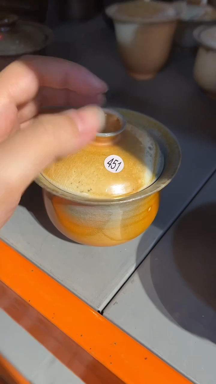 盖碗451号容量140-150ML中白泥