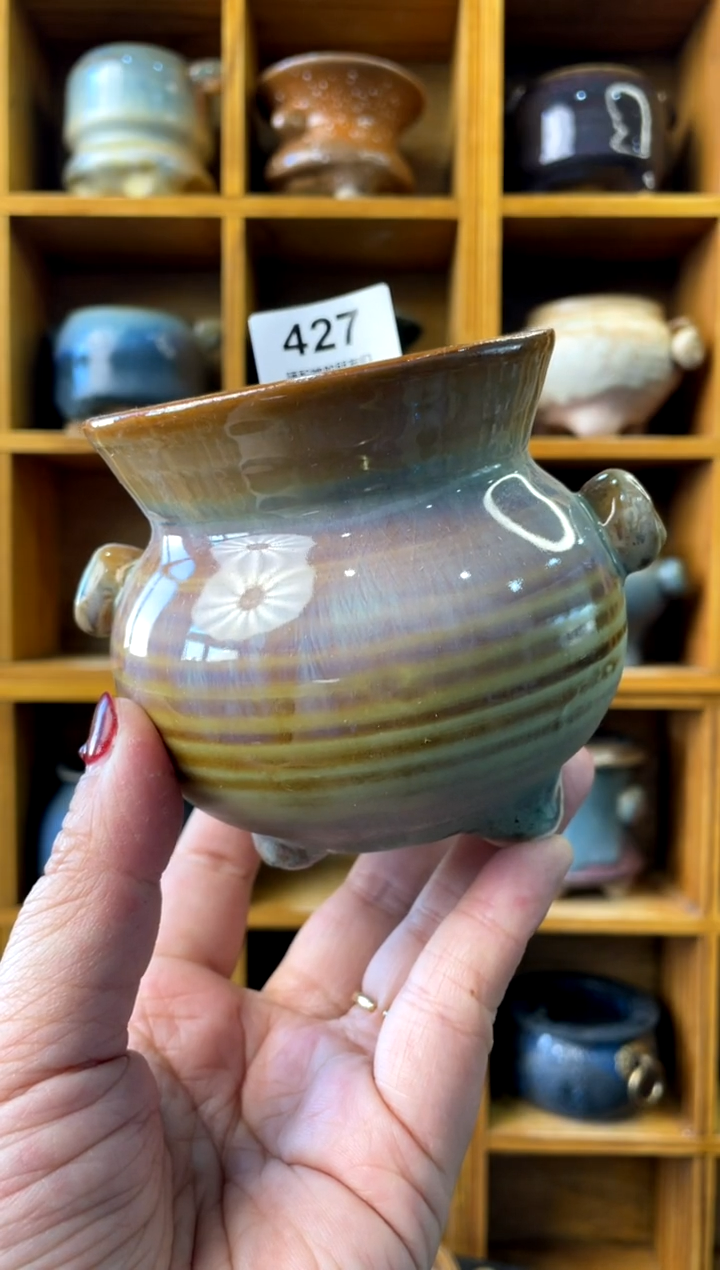 【闪购商品】陶427 内口7【喵喵团圆多肉盆】