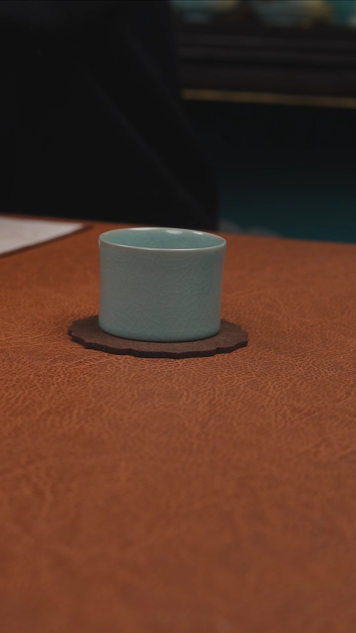 【闪购商品】杯汝州原产地原矿釉仿古扳指杯