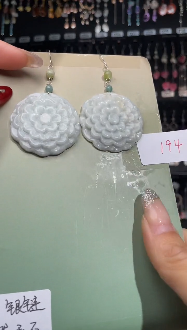 【闪购商品】紫晶耳饰银S925镶嵌喜欢拍
