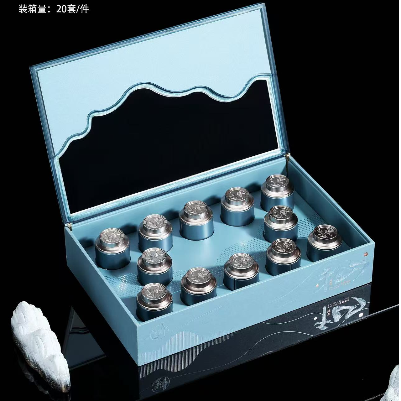 肉桂 岩茶乌龙茶 千风翠影茶叶礼盒装 过节送礼-兵