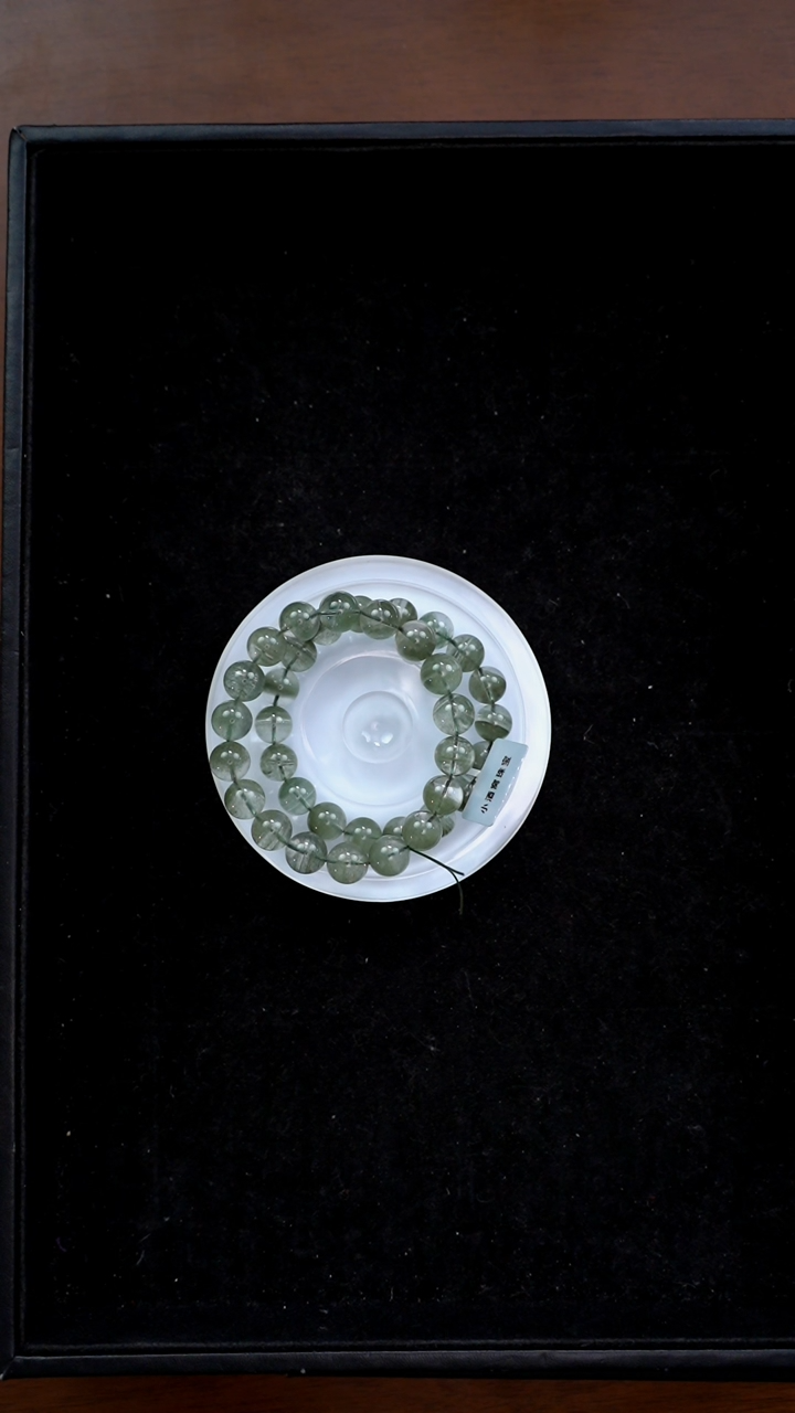 【闪购商品】水晶手链未镶嵌s007 翠幽灵手链11mm+多样性发一