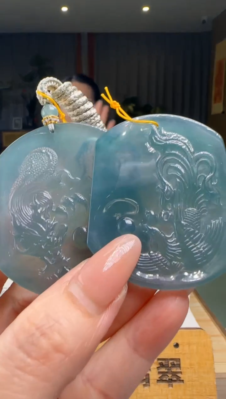 【闪购商品】翡翠颈饰未镶嵌多样性发一对YJ@@WS1WX28759