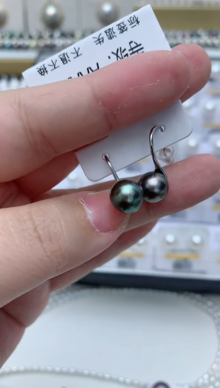 【闪购商品】海水珍珠耳饰银S925镶嵌w37 