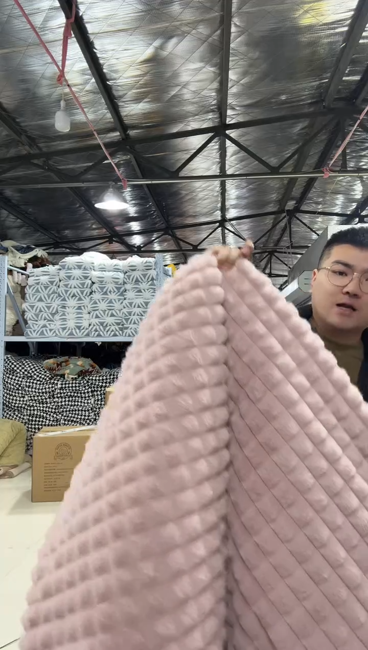 兔毛【高货兔兔被2x2.3米】外贸原单毛毯被加厚加密款巨暖和