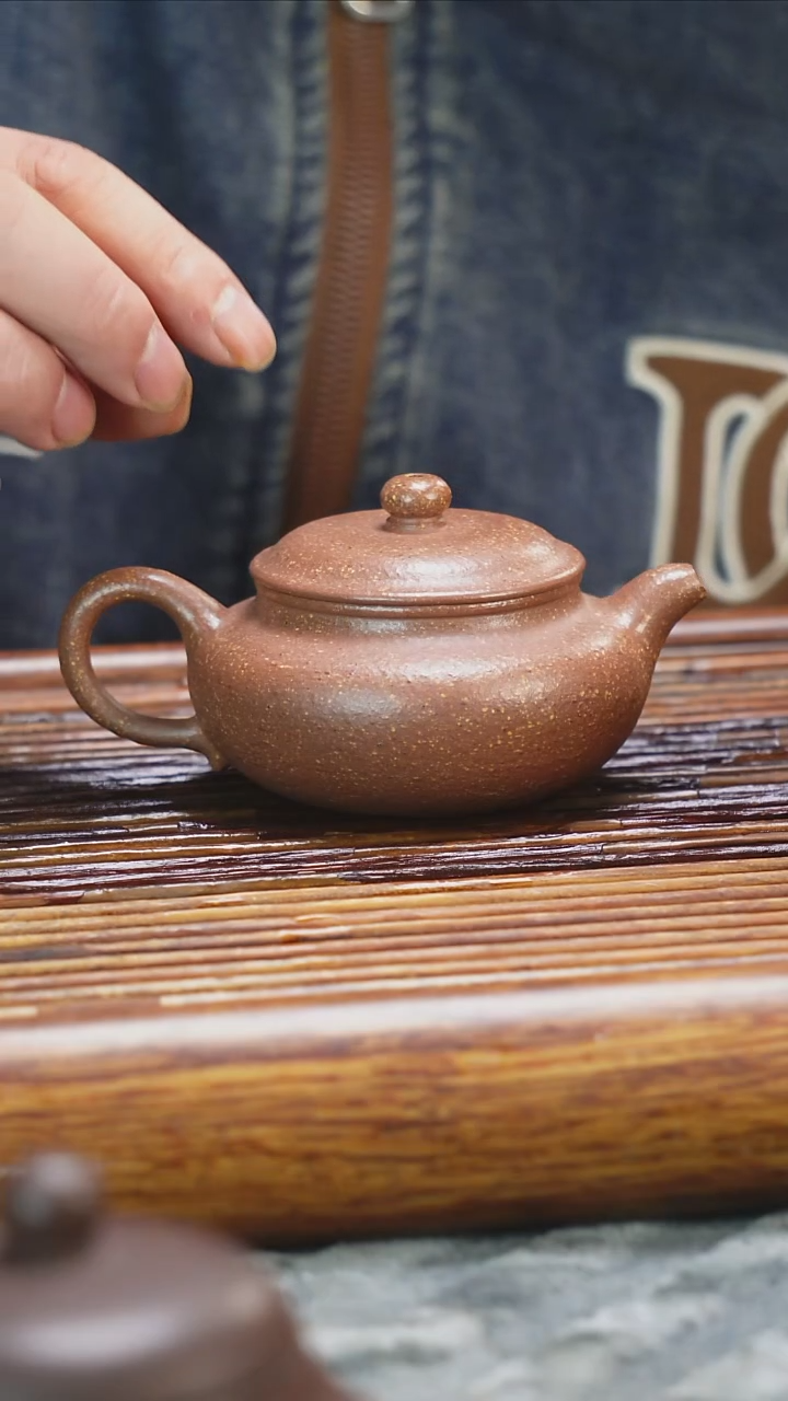 茶壶紫砂五彩段泥粗砂仿古