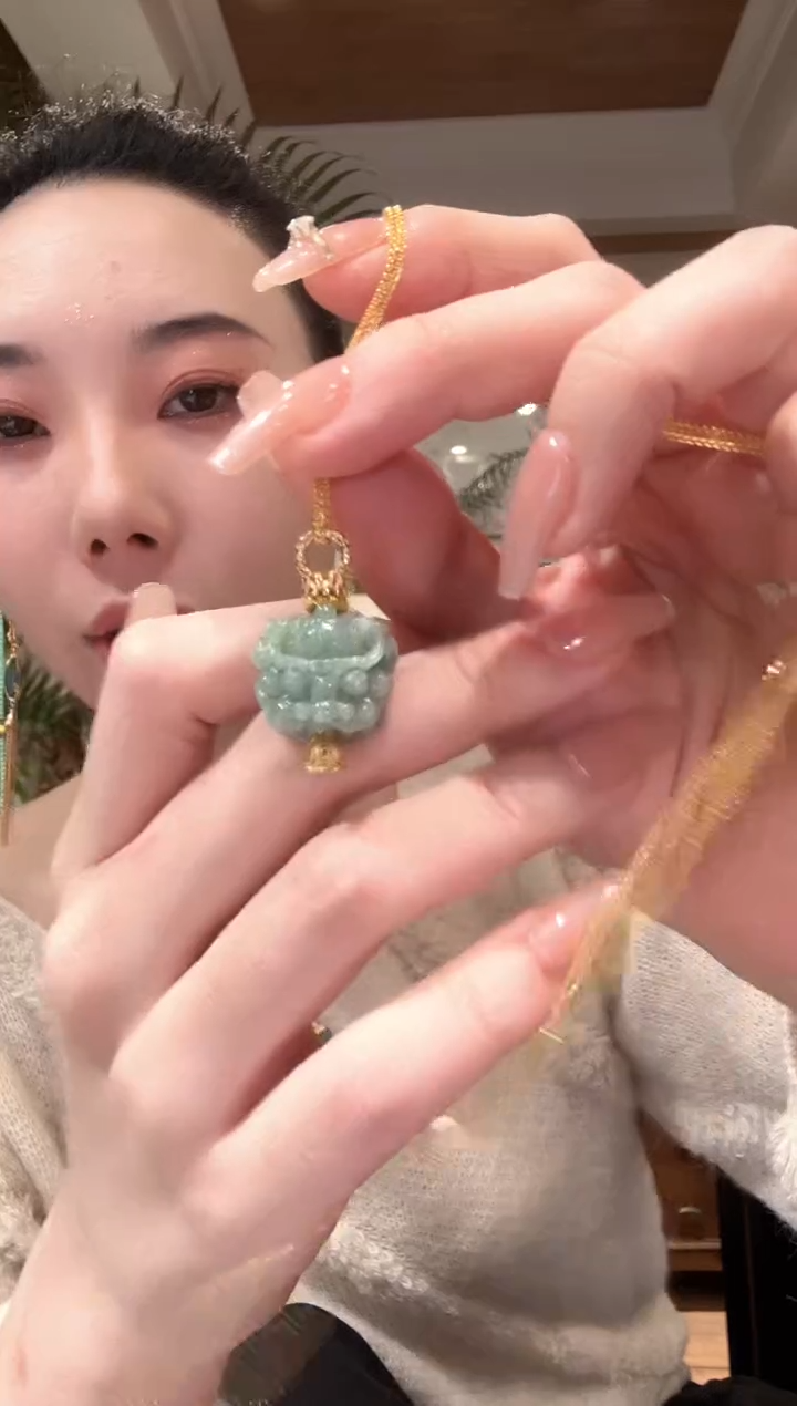 【闪购商品】翡翠颈饰未镶嵌国风