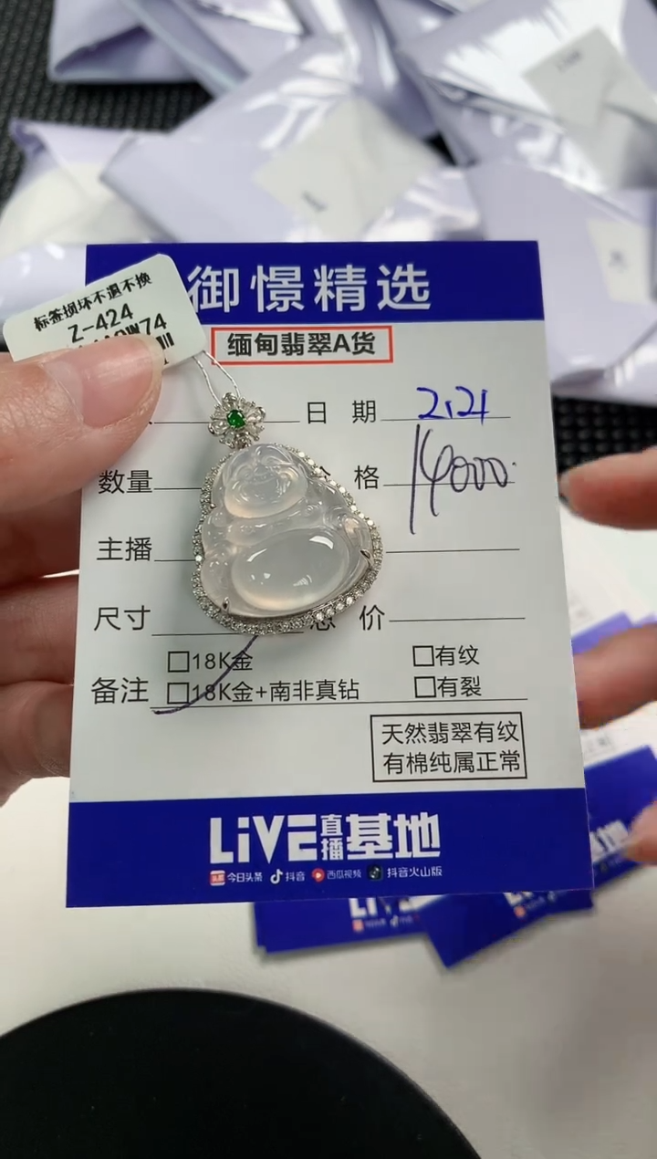 【闪购商品】翡翠颈饰未镶嵌102        