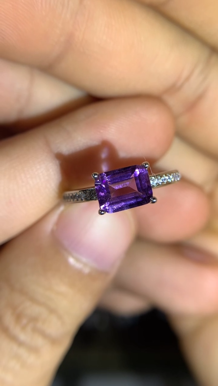 【闪购商品】水晶戒指合金天然