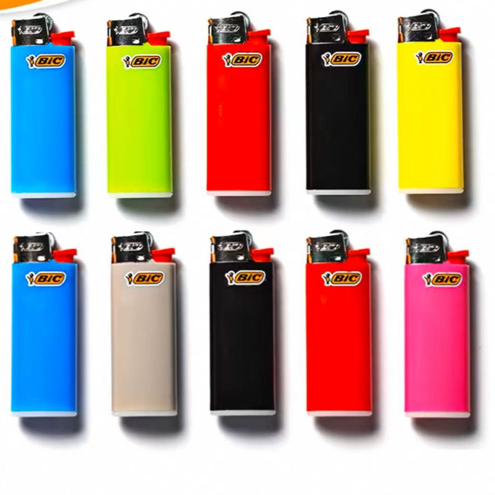 法国原装进口Bic比克创意个性J5砂轮一次性打火机火石小迷你滑轮