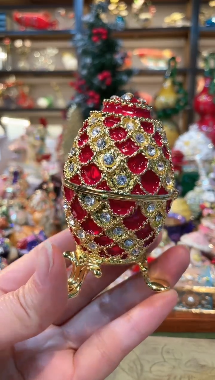 【闪购商品】精致珐琅彩首饰盒