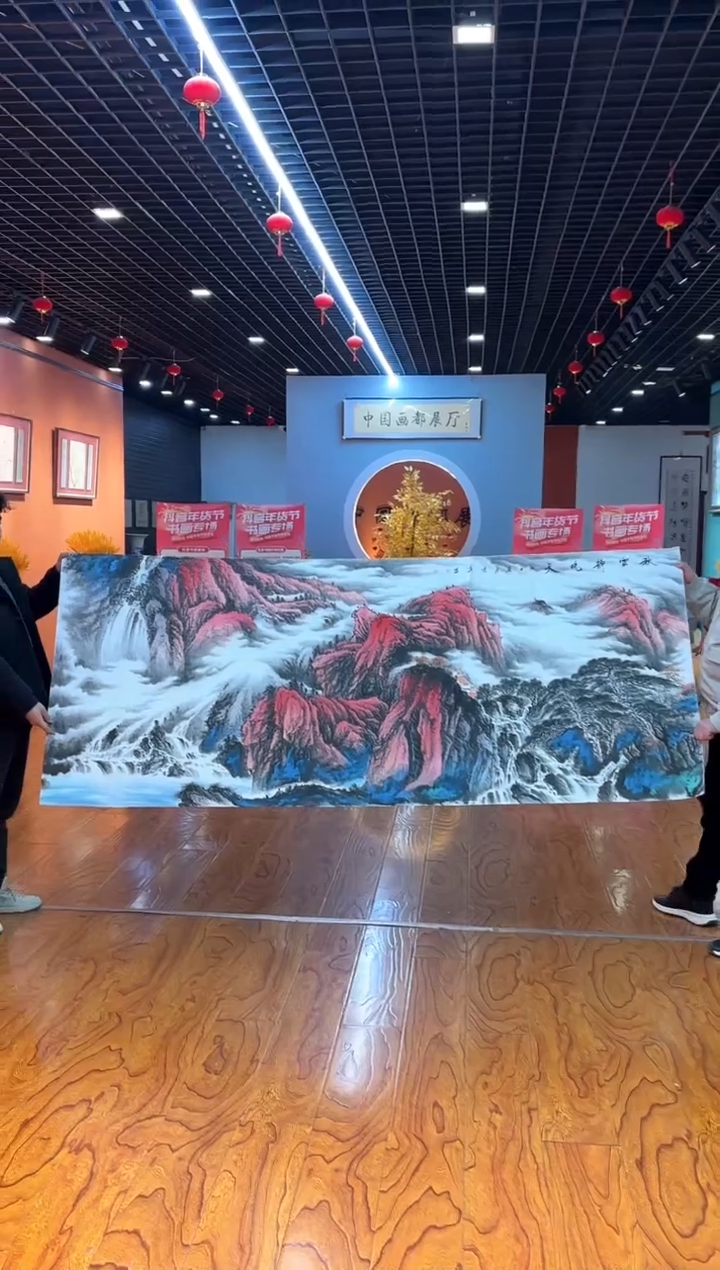 【闪购商品】国画周建真老师亲笔绘画作品30-81