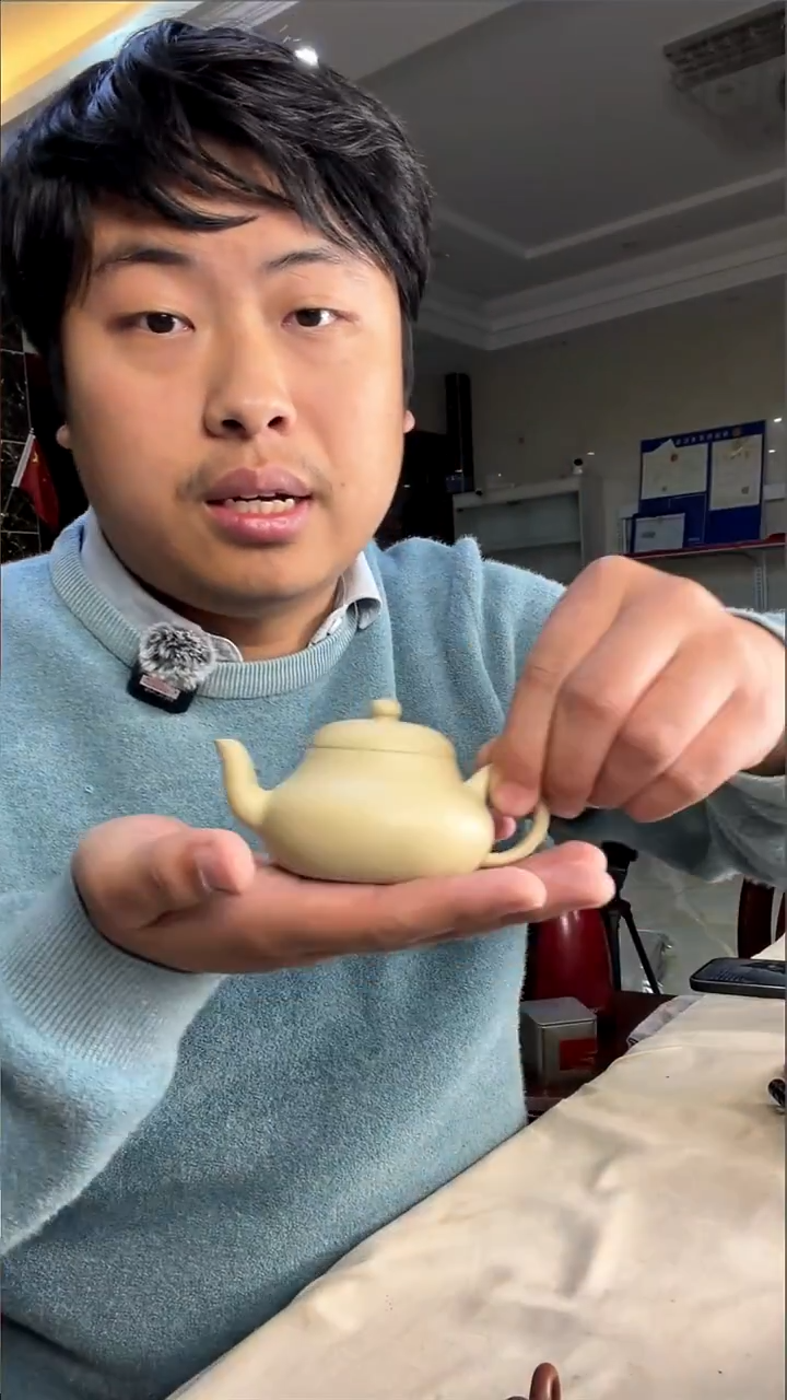 茶壶紫砂如**溪大水谭 绿泥 40目手工泥