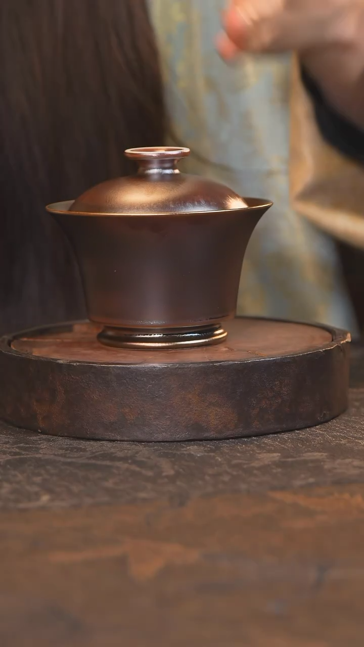 【闪购商品】杯82柴房陶瓷 窑宝盖碗