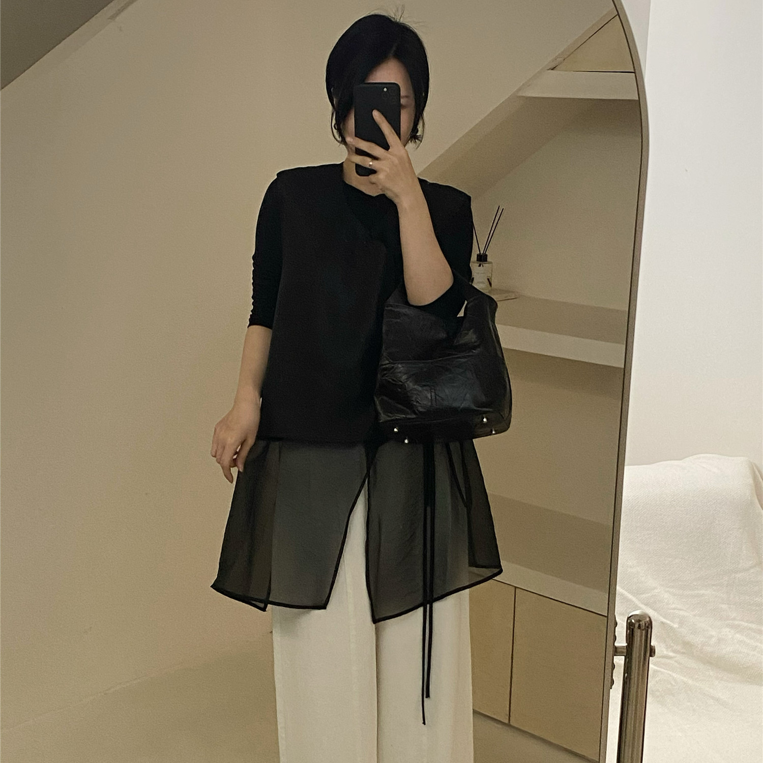 设计师款 拼接马甲（no退no换）