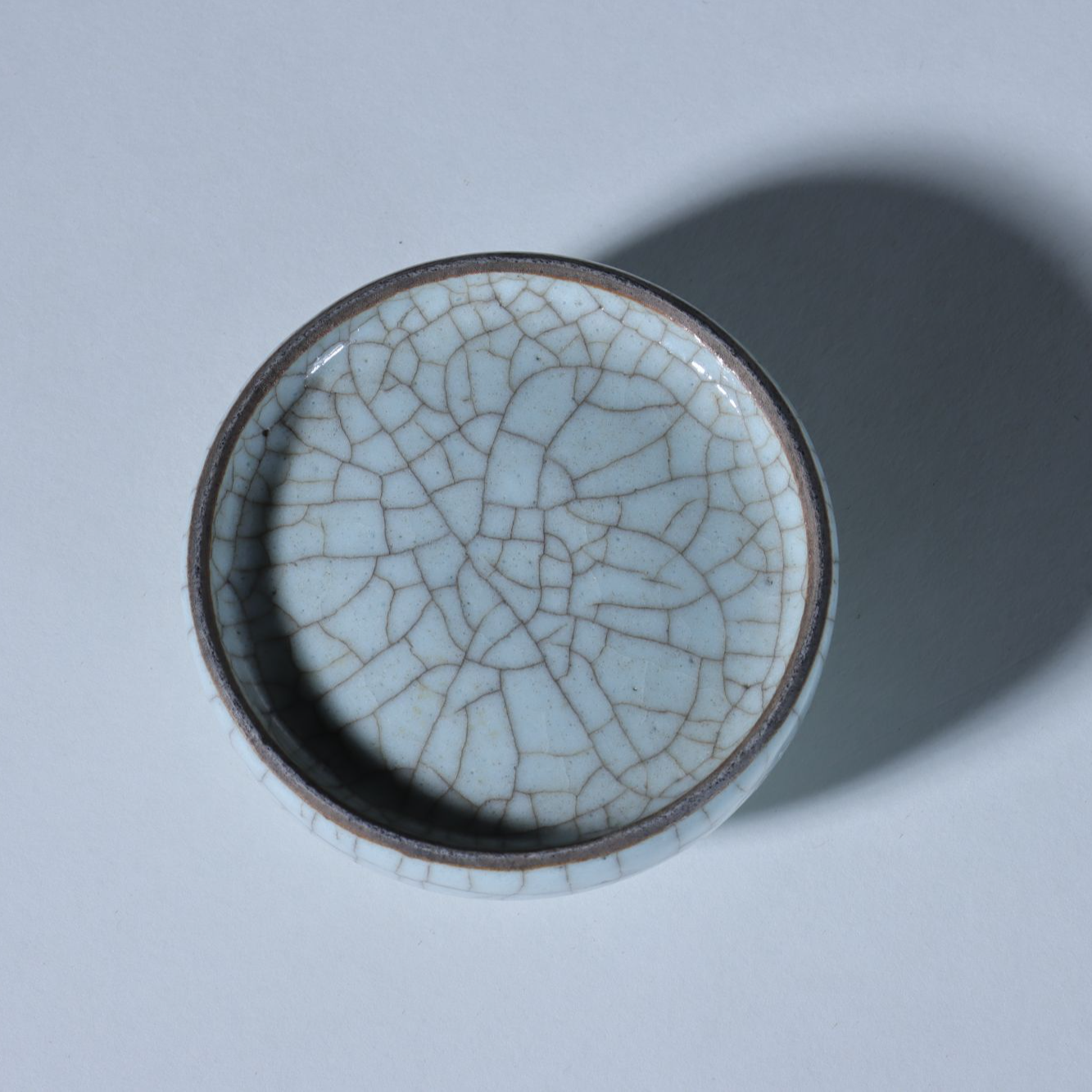 Lot.6130 19 清乾隆 仿哥釉水丞 D:9cm H:4.3cm