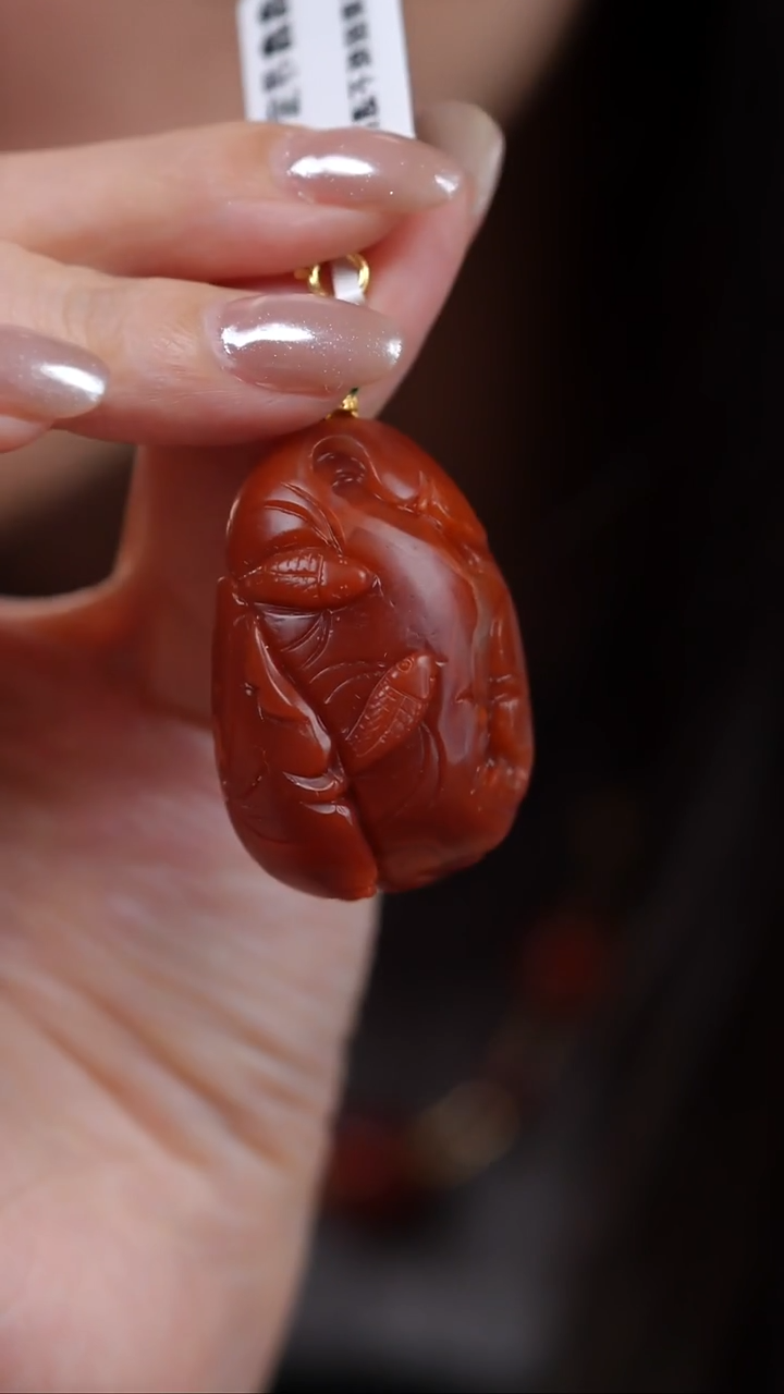 颈饰未镶嵌南红玛瑙4