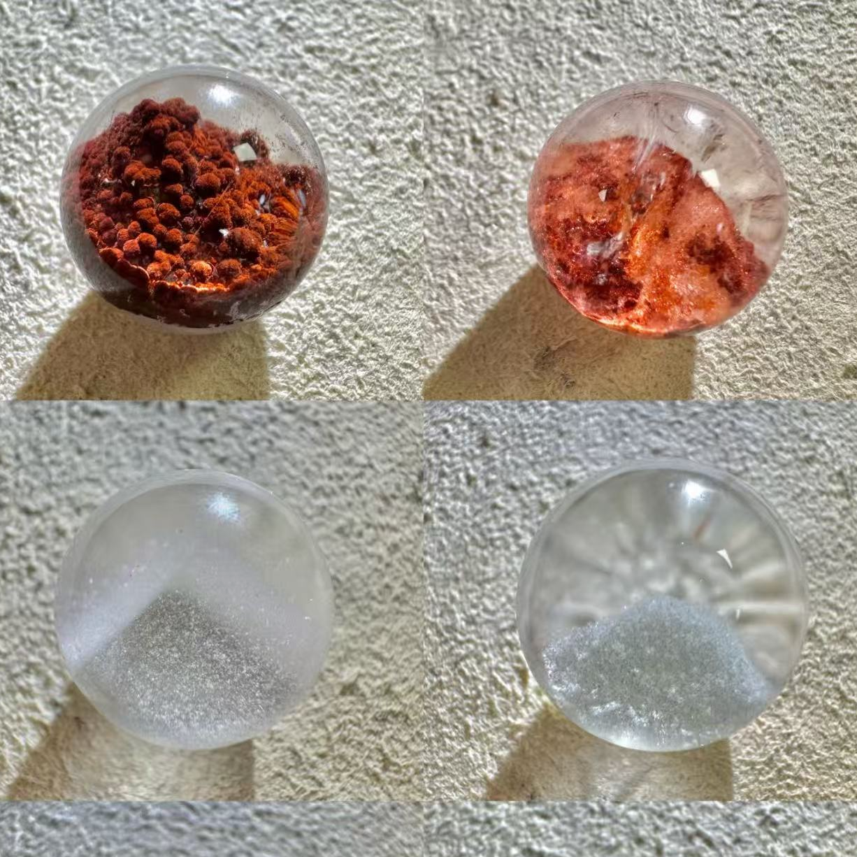 【打孔不退不换】天然水晶DIY单珠 幽灵兔毛发晶等全品类水晶单珠