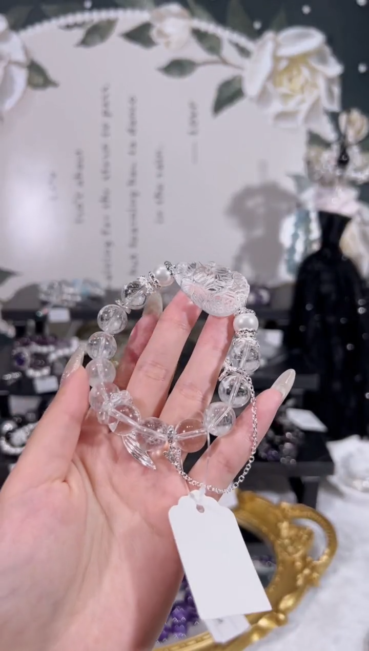 【闪购商品】水晶手链未镶嵌天然水晶默认微瑕 多样性发货发其一