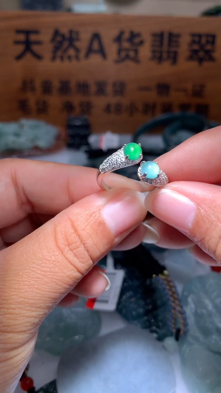 【闪购商品】翡翠颈饰未镶嵌保真天然A货翡翠