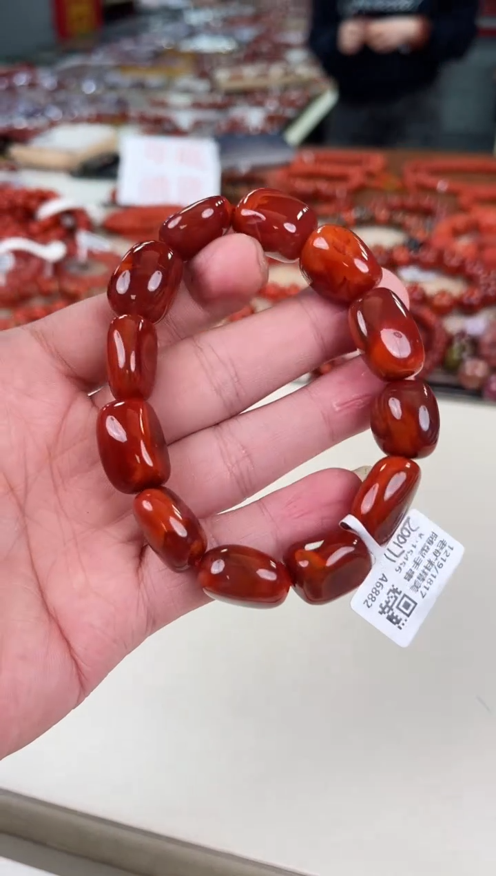 未镶嵌瓦西随型手串南红玛瑙（多样式发其一）