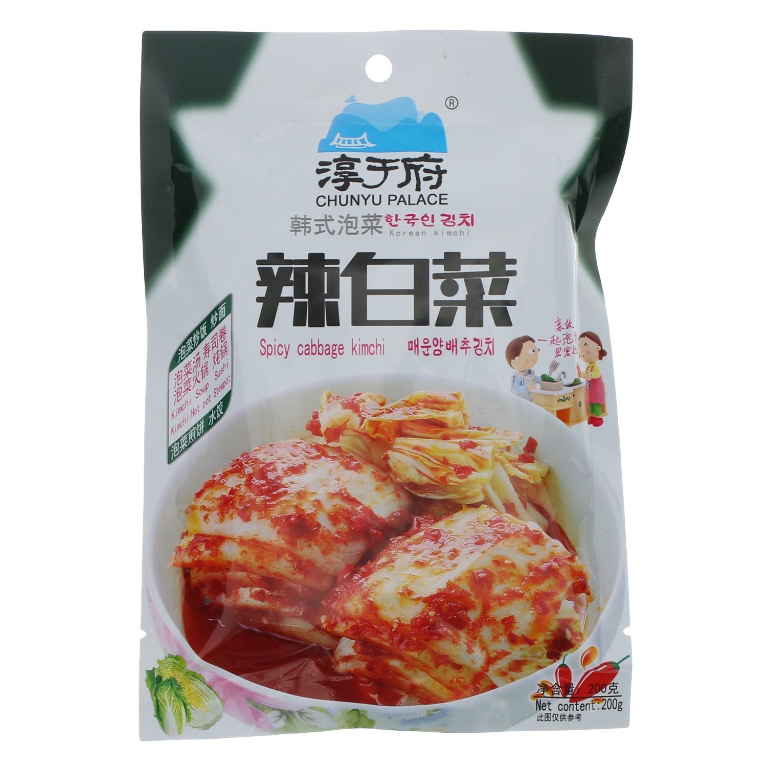 CHUNYU PALACE/淳于府韩式泡菜辣白菜200g