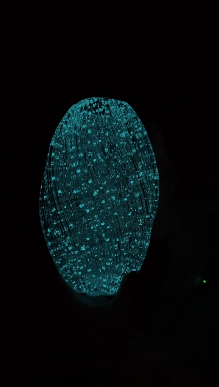 【闪购商品】玻璃洛芙花器-i-早21 透明夜光麦芽糖