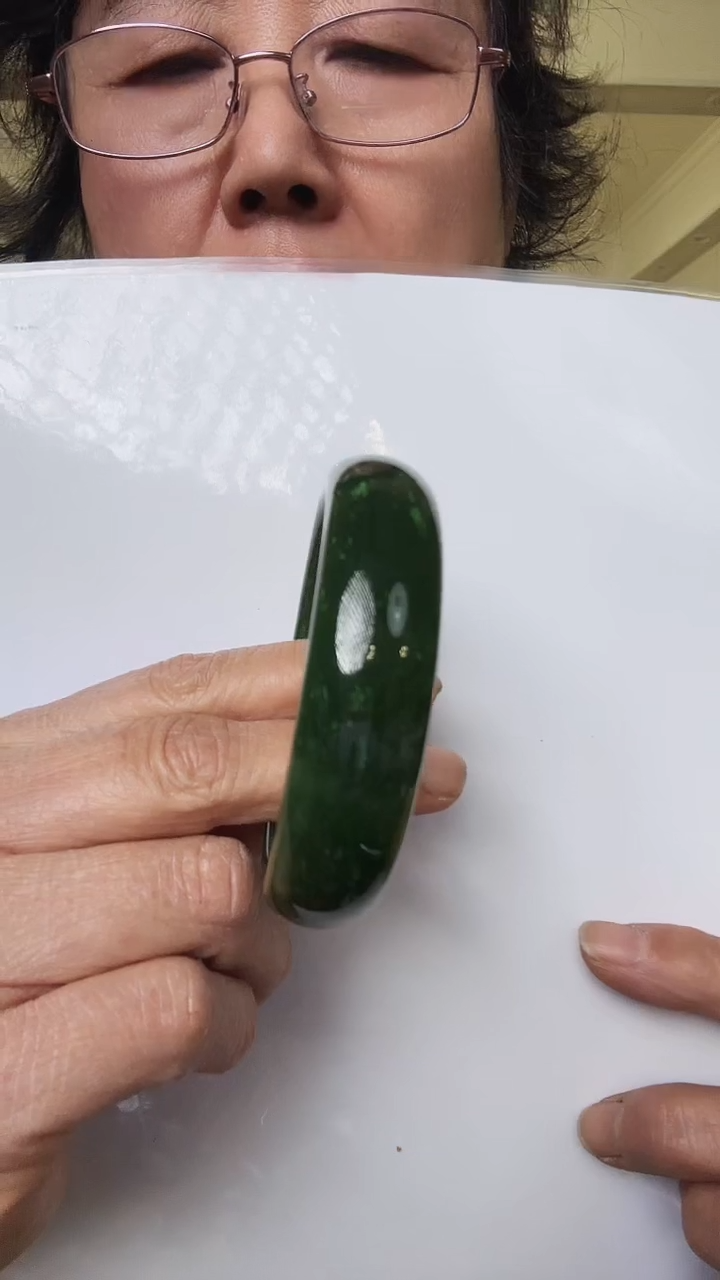 未镶嵌手镯和田玉（碧玉）彩*?56.8