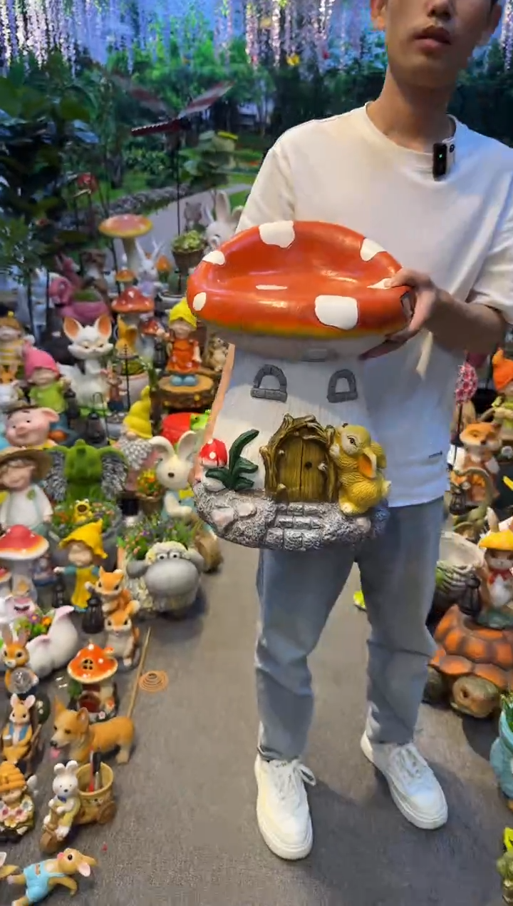 无花朵花园庭院摆件&00&